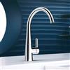 Hansa Designo Style rubinetto da cucina, bassa pressione, orientabile, 51021183, Designo Style cromo [Rubinetteria da Cucina > Rubinetti da Cucina]