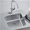 Blanco Supra lavello da cucina, 518203, 450-U Supra acciaio inox satinato lucido [Lavelli da Cucina > per Base Sottolavello a partire da 50 cm]