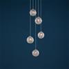 Catellani & Smith Sweet Light Chandelier lampada a sospensione, G4, CSL5QL, Sweet Light; Fil de Fer [Lampade per Interni > Lampade a Sospensione]