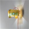 INGO MAURER 24 Karat Blau Wall lampada a parete con linea di alimentazione e interruttore a tirante, 1576000, 24 Karat Blau [Lampade per Interni > Lampade a Parete]
