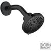 Dornbracht Universal soffione doccia, 3 tipi di getto, 28505979-33, Universal; Lissé; Meta; Tara.; VAIA nero opaco [Rubinetteria Bagno > Soffioni Doccia]