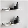 Kartell LAUFEN mensola, H3853300860001, Kartell LAUFEN argento/cromo [Accessori Bagno > Mensole]