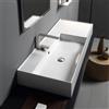 Scarabeo Teorema 2.0 lavabo sospeso, 5121BK, Teorema 2.0 bianco [Lavabi > Lavabi Sospesi]