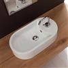 Scarabeo Seventy lavabo da appoggio, 8094BK, Seventy bianco [Lavabi > Lavabi da Appoggio]