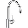 Grohe Concetto rubinetto da cucina, bassa pressione, estraibile, orientabile, 31212003, Concetto cromo [Rubinetteria da Cucina > Rubinetti da Cucina]