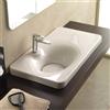 Scarabeo Fuji lavabo da incasso, 6014BK, Fuji bianco [Lavabi > Lavabi da Incasso]