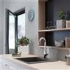 hansgrohe S51 lavello da cucina, 43312290, S510-F450 S51 grigio pietra [Lavelli da Cucina > per Base Sottolavello a partire da 60 cm]
