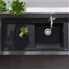 hansgrohe S51 lavello da cucina, 43314170, S514-F450 S51 nero grafite [Lavelli da Cucina > per Base Sottolavello a partire da 60 cm]