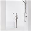Bossini Inox rubinetto vasca, installazione a pavimento, miscelatore monocomando, INL001000075005, Inox acciaio inox spazzolato [Rubinetteria Bagno > Rubinetteria Vasca]