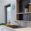 hansgrohe S51 lavello da cucina, 43315290, S510-F635 S51 grigio pietra [Lavelli da Cucina > per Base Sottolavello a partire da 80 cm]