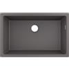 hansgrohe S51 lavello da cucina, 43432290, S510-U660 S51 grigio pietra [Lavelli da Cucina > per Base Sottolavello a partire da 80 cm]