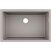 hansgrohe S51 lavello da cucina, 43432380, S510-U660 S51 grigio calcestruzzo [Lavelli da Cucina > per Base Sottolavello a partire da 80 cm]