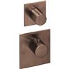Herzbach Logic XL termostatico, per vasca e doccia, 21.521015.1.39, Logic XL copper steel [Rubinetteria Bagno > Rubinetteria Doccia]