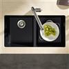 hansgrohe S51 lavello da cucina, 43434170, S510-U770 S51 nero grafite [Lavelli da Cucina > per Base Sottolavello a partire da 90 cm]