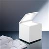 CINI&NILS Cuboluce lampada da tavolo ricaricabile wireless, LED, USB, ACCNCUB.0136W, Cuboluce [Lampade per Interni > Lampade da Tavolo]