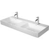 Duravit DuraSquare lavabo doppio, 2353120041, DuraSquare bianco [Lavabi > Lavabi Doppi]