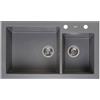 Reginox Amsterdam lavello da cucina, R31094, 25 Amsterdam grigio metallico [Lavelli da Cucina > per Base Sottolavello a partire da 90 cm]