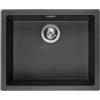 Reginox Amsterdam lavello da cucina, R30844, 50 Amsterdam nero metallico [Lavelli da Cucina > per Base Sottolavello a partire da 60 cm]