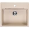 Reginox Amsterdam lavello da cucina, R31063, 54 Amsterdam beige metallico [Lavelli da Cucina > per Base Sottolavello a partire da 60 cm]