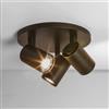 astro Ascoli faretto, GU10, 3 luci, baldacchino rotondo, 1286005, Ascoli [Lampade per Interni > Punti Luce e Faretti]