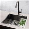 Reginox Miami lavello da cucina, R30721, Miami gunmetal [Lavelli da Cucina > per Base Sottolavello a partire da 60 cm]