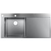 hansgrohe S71 lavello da cucina, 43332800, S717-F450 S71 acciaio inox spazzolato [Lavelli da Cucina > per Base Sottolavello a partire da 60 cm]