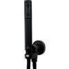 Bossini Zen set doccia con presa d'acqua e supporto, 1 tipo di getto, C54004C00073004, Zen nero opaco [Rubinetteria Bagno > Set Doccia]