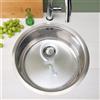 Reginox L19 lavello da cucina, R26076, 390 Comfort OKG L19 acciaio inox levigato [Lavelli da Cucina > per Base Sottolavello a partire da 45 cm]