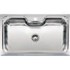 Reginox Jumbo lavello da cucina, R18354, Jumbo acciaio inox levigato [Lavelli da Cucina > per Base Sottolavello a partire da 90 cm]