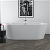 Tellkamp Solitär vasca da bagno ovale freestanding, 0100-082-00-A/CRWM, Solitär bianco opaco [Vasche da Bagno > Vasche da Bagno Freestanding]