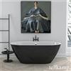 Tellkamp Cosmic vasca da bagno ovale freestanding, 0100-057-00-AUF/CRSW, Cosmic; Cosmic XS bianco lucido [Vasche da Bagno > Vasche da Bagno Freestanding]