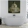 Tellkamp Cosmic vasca da bagno ovale freestanding, 0100-087-00-AUF/CR, Cosmic; Cosmic XS bianco lucido [Vasche da Bagno > Vasche da Bagno Freestanding]