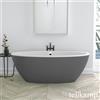 Tellkamp Space vasca da bagno ovale freestanding, 0100-058-S0-AUF/CRWMCM, Space; Space XS bianco opaco [Vasche da Bagno > Vasche da Bagno Freestanding]