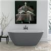 Tellkamp Cosmic vasca da bagno ovale freestanding, 0100-257-00-A/WMWMCM, Cosmic; Cosmic XS bianco opaco [Vasche da Bagno > Vasche da Bagno Freestanding]