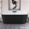 Tellkamp Solitär Wall vasca da bagno a parete con rivestimento, 0100-255-S0-A/WMWMEB, Solitär Wall; Solitär Wall XS bianco opaco [Vasche da Bagno > Vasche da Bagno a Parete]