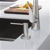 hansgrohe A71 dispenser per detersivo, 40468800, A71 acciaio inox spazzolato/bianco [Dispenser per Detersivo > Dispenser per Detersivo]