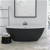 Tellkamp Space vasca idromassaggio ovale freestanding, W100-058-00-AUF/CRWMEB, Space; Space XS bianco opaco [Vasche Idromassaggio > Vasche Idromassaggio Freestanding]