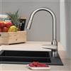 hansgrohe Focus M42 rubinetto da cucina, estraibile, orientabile, 71800800, Focus M42 acciaio inox spazzolato [Rubinetteria da Cucina > Rubinetti da Cucina]