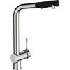 Ideal Standard CERALOOK rubinetto da cucina, estraibile, orientabile, BC178GN, CERALOOK acciaio inox spazzolato [Rubinetteria da Cucina > Rubinetti da Cucina]