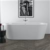 Tellkamp Solitär vasca da bagno ovale freestanding, 0100-282-00-A/CRWM, Solitär bianco opaco [Vasche da Bagno > Vasche da Bagno Freestanding]