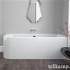 Tellkamp Thela vasca da bagno ad angolo con rivestimento, 0100-047-00-A/CR, Thela bianco lucido [Vasche da Bagno > Vasche da Bagno ad Angolo]
