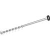 Hewi System 900 asta per tenda da doccia, accorciabile, 900.34.400XA, System 900 acciaio inox spazzolato [Accessori Bagno > Tende Doccia]