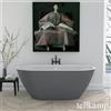Tellkamp Cosmic vasca da bagno ovale freestanding, 0100-057-00-AUF/WMWMCM, Cosmic; Cosmic XS bianco opaco [Vasche da Bagno > Vasche da Bagno Freestanding]