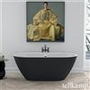 Tellkamp Cosmic vasca da bagno ovale freestanding, 0100-057-00-AUF/CRWMEB, Cosmic; Cosmic XS bianco opaco [Vasche da Bagno > Vasche da Bagno Freestanding]