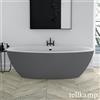 Tellkamp Space vasca da bagno ovale freestanding, 0100-088-00-A/CRWMCM, Space; Space XS bianco opaco [Vasche da Bagno > Vasche da Bagno Freestanding]