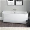 Tellkamp Koeko vasca da bagno a parete con rivestimento, 0100-040-00-A/CR, Koeko bianco lucido [Vasche da Bagno > Vasche da Bagno a Parete]