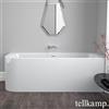 Tellkamp Thela vasca idromassaggio ad angolo con rivestimento, W100-247-00-A/CR, Thela bianco lucido [Vasche Idromassaggio > Vasche Idromassaggio ad Angolo]