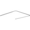 Hewi System 900 asta per tenda da doccia, 900.34.302XA, System 900 acciaio inox spazzolato [Accessori Bagno > Tende Doccia]