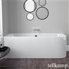 Tellkamp Thela vasca da bagno ad angolo con rivestimento, 0100-048-00-A/CR, Thela bianco lucido [Vasche da Bagno > Vasche da Bagno ad Angolo]