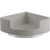 Hewi 802 LifeSystem portaoggetti doccia, 802.03.220 95, 802 LifeSystem grigio roccia/cromo [Accessori Bagno > Mensole Doccia]